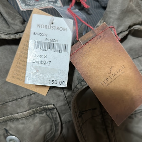 JEREMIAH COLLAR JACKET BROWN SMALL NWT - Picture 12 of 15